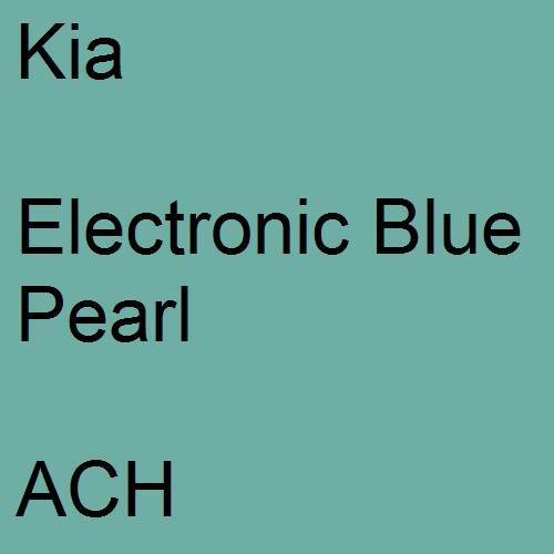 Kia, Electronic Blue Pearl, ACH.